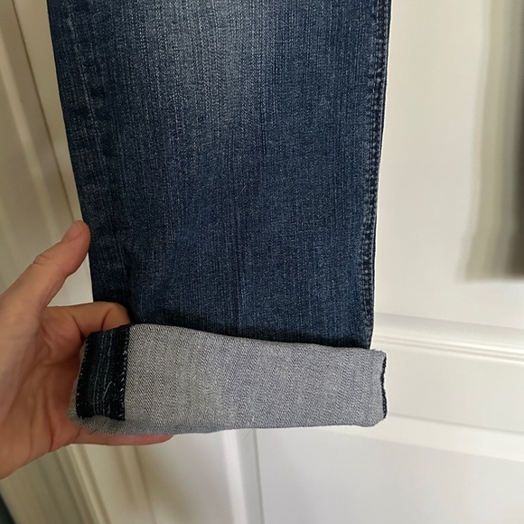 White House Black Market capri Jeans NWOT with bling back pockets - Picture 6 of 7